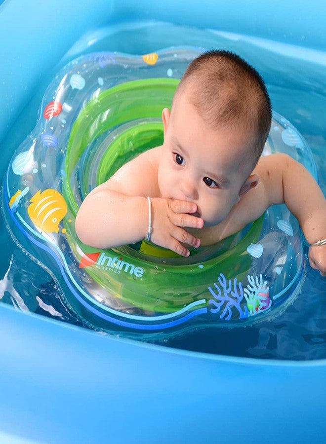 RAMONI عوامة سباحة للأطفال، عوامة سباحة للأطفال الرضع، عوامات لحمام سباحة الأطفال من عمر 0-3 سنوات، عوامات سباحة للأطفال مع مقعد أمان ومقبض، ألعاب عوامة لحمام السباحة للأطفال. - Image 4